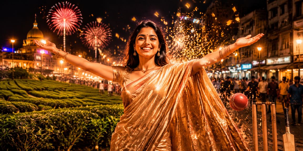 কুমিল্লায় শাড়ি পরা নারী ক্রিকেট বেটিং ও জ্যাকপট দেখছেন